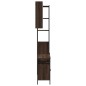 vidaXL Set de muebles de baño 3 pzas madera contrachapada roble marrón vidaXL Set de muebles de baño 3 pzas madera contrachapada roble marrón