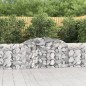 vidaXL Cestas de gaviones 4 uds forma de arco hierro 300x30x80/100 cm vidaXL Cestas de gaviones 4 uds forma de arco hierro 300x30x80/100 cm