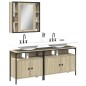 vidaXL Set de muebles de baño 3 pzas madera contrachapada roble sonoma vidaXL Set de muebles de baño 3 pzas madera contrachapada roble sonoma