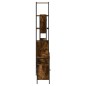 vidaXL Set de muebles baño 3 pzas madera contrachapada roble ahumado vidaXL Set de muebles baño 3 pzas madera contrachapada roble ahumado