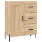 vidaXL Aparador alto madera contrachapada color roble 69,5x34x180 cm