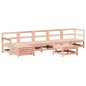 vidaXL Juego de muebles de jardín 7 pzas madera maciza abeto Douglas vidaXL Juego de muebles de jardín 7 pzas madera maciza abeto Douglas