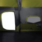 vidaXL Tienda de campaña 9 personas tela opaca impermeable verde
