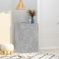 vidaXL Mueble zapatero de contrachapada gris hormigón 60x35x84 cm vidaXL Mueble zapatero de contrachapada gris hormigón 60x35x84 cm