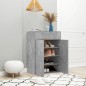 vidaXL Mueble zapatero de contrachapada gris hormigón 60x35x84 cm vidaXL Mueble zapatero de contrachapada gris hormigón 60x35x84 cm