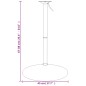 vidaXL Base de mesa alta de bar acero cromado 45x90 cm vidaXL Base de mesa alta de bar acero cromado 45x90 cm