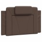 vidaXL Estructura cama con luces LED cuero sintético marrón 80x200 cm vidaXL Estructura cama con luces LED cuero sintético marrón 80x200 cm