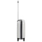 vidaXL Maleta con ruedas trolley rígida plateada brillante ABS vidaXL Maleta con ruedas trolley rígida plateada brillante ABS