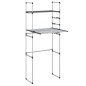 vidaXL Estantería para lavadora aluminio 77x52x192 cm vidaXL Estantería para lavadora aluminio 77x52x192 cm