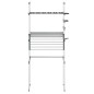vidaXL Estantería para lavadora aluminio 77x52x192 cm vidaXL Estantería para lavadora aluminio 77x52x192 cm