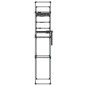 vidaXL Estantería para lavadora aluminio 77x52x192 cm vidaXL Estantería para lavadora aluminio 77x52x192 cm