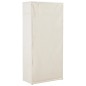 vidaXL Armario de tela blanco 79x40x170 cm 