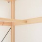 vidaXL Armario de tela blanco 79x40x170 cm 