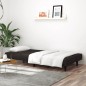 vidaXL Sofá cama de 2 plazas terciopelo negro vidaXL Sofá cama de 2 plazas terciopelo negro