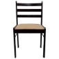 vidaXL Sillas de comedor 4 uds madera maciza caucho terciopelo marrón vidaXL Sillas de comedor 4 uds madera maciza caucho terciopelo marrón