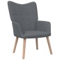 vidaXL Silla de relajación de tela gris oscuro vidaXL Silla de relajación de tela gris oscuro