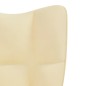 vidaXL Silla de relajación con reposapiés terciopelo blanco crema vidaXL Silla de relajación con reposapiés terciopelo blanco crema