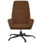 vidaXL Sillón de relax de piel de ante sintético marrón vidaXL Sillón de relax de piel de ante sintético marrón