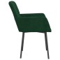 vidaXL Sillas de comedor 2 unidades terciopelo verde oscuro vidaXL Sillas de comedor 2 unidades terciopelo verde oscuro