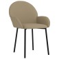 vidaXL Sillas de comedor 2 unidades cuero sintético color capuchino vidaXL Sillas de comedor 2 unidades cuero sintético color capuchino