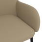 vidaXL Sillas de comedor 2 unidades cuero sintético color capuchino vidaXL Sillas de comedor 2 unidades cuero sintético color capuchino