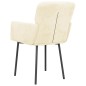 vidaXL Sillas de comedor 2 unidades terciopelo crema vidaXL Sillas de comedor 2 unidades terciopelo crema