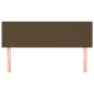 vidaXL Cabeceros 2 unidades tela marrón oscuro 72x5x78/88 cm vidaXL Cabeceros 2 unidades tela marrón oscuro 72x5x78/88 cm