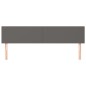vidaXL Cabeceros 2 unidades de cuero sintético gris 90x5x78/88cm vidaXL Cabeceros 2 unidades de cuero sintético gris 90x5x78/88cm
