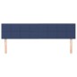 vidaXL Cabeceros 2 unidades de tela azul 100x5x78/88 cm vidaXL Cabeceros 2 unidades de tela azul 100x5x78/88 cm