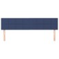 vidaXL Cabeceros 2 unidades de tela azul 90x5x78/88 cm vidaXL Cabeceros 2 unidades de tela azul 90x5x78/88 cm