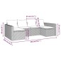 vidaXL Set de muebles de jardín 2 pzas y cojines ratán sintético negro vidaXL Set de muebles de jardín 2 pzas y cojines ratán sintético negro