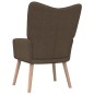 vidaXL Sillón de relax de tela marrón vidaXL Sillón de relax de tela marrón