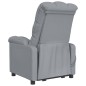 vidaXL Sillón de masaje eléctrico tela gris claro vidaXL Sillón de masaje eléctrico tela gris claro