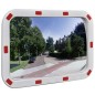 vidaXL Espejo de tráfico convexo rectangular con reflectores 40 x 60cm vidaXL Espejo de tráfico convexo rectangular con reflectores 40 x 60cm