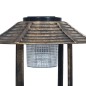 vidaXL Bebedero decorativo para pájaros con luces LED solares plástico vidaXL Bebedero decorativo para pájaros con luces LED solares plástico