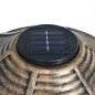 vidaXL Bebedero decorativo para pájaros con luces LED solares plástico vidaXL Bebedero decorativo para pájaros con luces LED solares plástico
