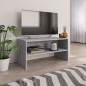vidaXL Mueble de TV madera contrachapada gris hormigón 80x40x40 cm vidaXL Mueble de TV madera contrachapada gris hormigón 80x40x40 cm