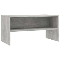 vidaXL Mueble de TV madera contrachapada gris hormigón 80x40x40 cm