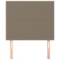 vidaXL Cabeceros 2 unidades de tela gris taupe 90x5x78/88 cm vidaXL Cabeceros 2 unidades de tela gris taupe 90x5x78/88 cm