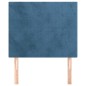 vidaXL Cabeceros 2 unidades de terciopelo azul oscuro 80x5x78/88 cm vidaXL Cabeceros 2 unidades de terciopelo azul oscuro 80x5x78/88 cm