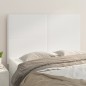 vidaXL Cabeceros 4 unidades cuero sintético blanco 72x5x78/88 cm vidaXL Cabeceros 4 unidades cuero sintético blanco 72x5x78/88 cm