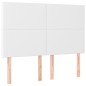 vidaXL Cabeceros 4 unidades cuero sintético blanco 72x5x78/88 cm vidaXL Cabeceros 4 unidades cuero sintético blanco 72x5x78/88 cm