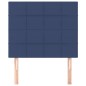 vidaXL Cabeceros 2 unidades de tela azul 100x5x78/88 cm vidaXL Cabeceros 2 unidades de tela azul 100x5x78/88 cm