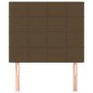 vidaXL Cabeceros 2 unidades de tela marrón oscuro 80x5x78/88 cm vidaXL Cabeceros 2 unidades de tela marrón oscuro 80x5x78/88 cm