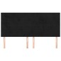 vidaXL Cabeceros 4 unidades de terciopelo negro 90x5x78/88 cm vidaXL Cabeceros 4 unidades de terciopelo negro 90x5x78/88 cm