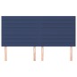 vidaXL Cabeceros 4 unidades de tela azul 90x5x78/88 cm vidaXL Cabeceros 4 unidades de tela azul 90x5x78/88 cm