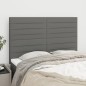 vidaXL Cabeceros 4 unidades tela gris oscuro 72x5x78/88 cm vidaXL Cabeceros 4 unidades tela gris oscuro 72x5x78/88 cm