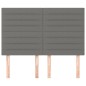 vidaXL Cabeceros 4 unidades tela gris oscuro 72x5x78/88 cm vidaXL Cabeceros 4 unidades tela gris oscuro 72x5x78/88 cm