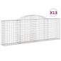 vidaXL Cestas de gaviones 13 uds forma arco hierro 300x30x100/120 cm vidaXL Cestas de gaviones 13 uds forma arco hierro 300x30x100/120 cm