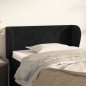vidaXL Cabecero de terciopelo negro 103x23x78/88 cm vidaXL Cabecero de terciopelo negro 103x23x78/88 cm
